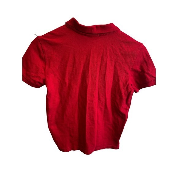 U.S. Polo Assen. Red Button Collard Short‎ Sleeve Shirt, Boys Large (10-12) - Picture 3 of 8